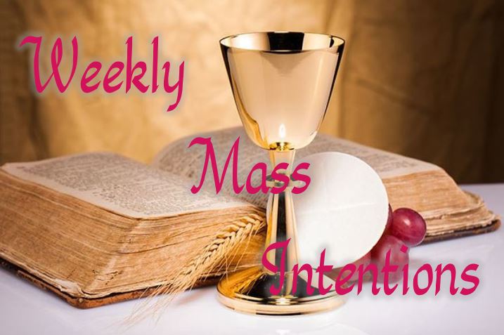 Weekly Mass Intentions