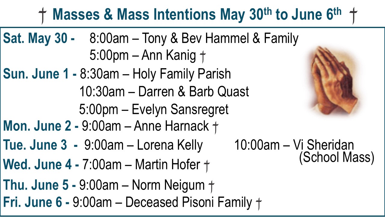 † Masses & Mass Intentions †