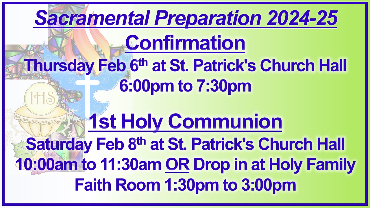 Sacramental Prep 2024-25